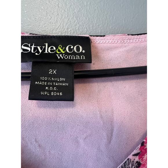 Style & Co Y2K Plus Size Top - Picture 3 of 3